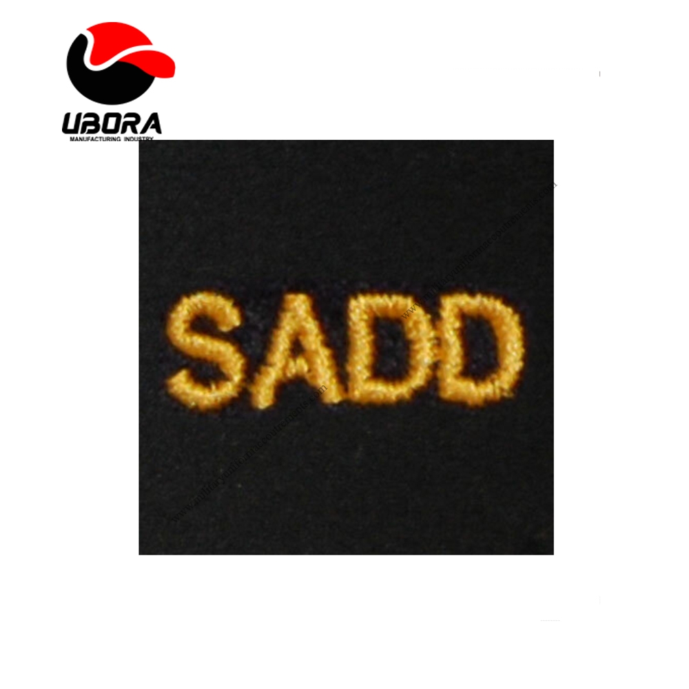 Wholesale Custom Felt Embroidery Badges machine embroidery patches SADD